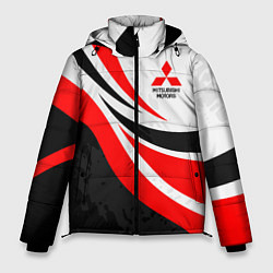 Куртка зимняя мужская Evo racer mitsubishi - uniform, цвет: 3D-черный