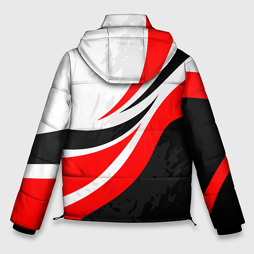 Мужская зимняя куртка Evo racer mitsubishi - uniform / 3D-Красный – фото 2