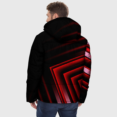 Мужская зимняя куртка Mass Effect N7 special forces / 3D-Светло-серый – фото 4