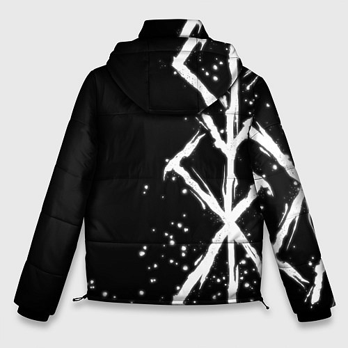 Мужская зимняя куртка Знак жертвы из аниме берсерк / 3D-Черный – фото 2