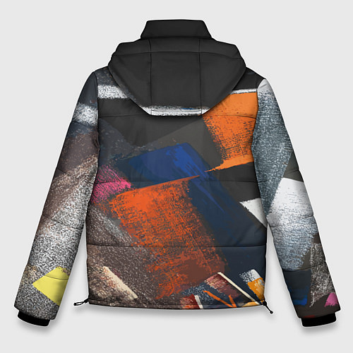 Мужская зимняя куртка Меловая симфония / 3D-Светло-серый – фото 2