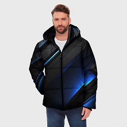 Куртка зимняя мужская Вихрь синего, цвет: 3D-светло-серый — фото 2