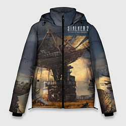 Куртка зимняя мужская STALKER 2 спутниковые антенны, цвет: 3D-черный