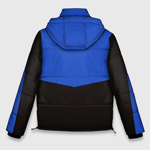 Мужская зимняя куртка Олимпийка 90х - полоски / 3D-Черный – фото 2