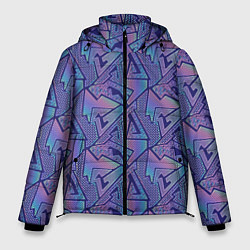 Мужская зимняя куртка Neon pattern