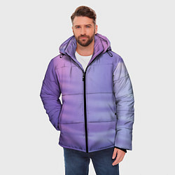 Куртка зимняя мужская Неоновая поверхность воды, цвет: 3D-светло-серый — фото 2
