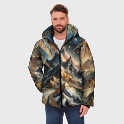 Куртка зимняя мужская Золотые горы, цвет: 3D-черный — фото 2