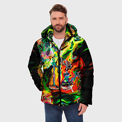 Куртка зимняя мужская Хамелеон и стихии, цвет: 3D-черный — фото 2