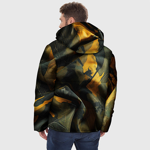 Мужская зимняя куртка Релистичный камуфляж / 3D-Светло-серый – фото 4