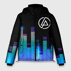 Куртка зимняя мужская Linkin Park эквалайзер, цвет: 3D-черный