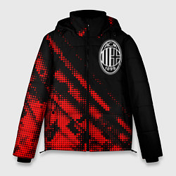 Куртка зимняя мужская AC Milan sport grunge, цвет: 3D-красный