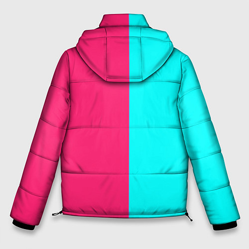 Мужская зимняя куртка Dead by sunrise pink / 3D-Черный – фото 2