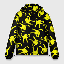 Куртка зимняя мужская Ъуъ съука pattern mem, цвет: 3D-черный