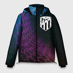 Мужская зимняя куртка Atletico Madrid футбольная сетка