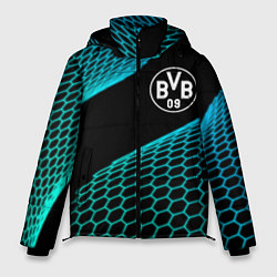 Куртка зимняя мужская Borussia football net, цвет: 3D-черный