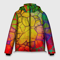 Куртка зимняя мужская Bright abstraction, цвет: 3D-светло-серый