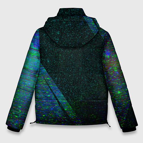 Мужская зимняя куртка FAW sport glitch blue / 3D-Черный – фото 2