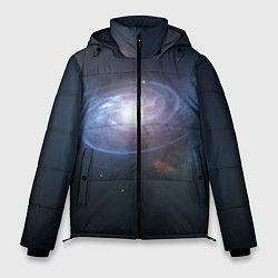 Мужская зимняя куртка Спиральная галактика