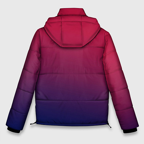 Мужская зимняя куртка Gradient red-blue / 3D-Светло-серый – фото 2