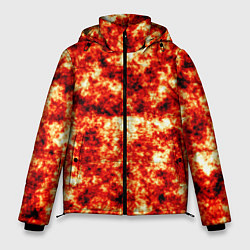 Куртка зимняя мужская Vulcan lava texture, цвет: 3D-черный