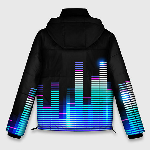 Мужская зимняя куртка Fall Out Boy эквалайзер / 3D-Черный – фото 2