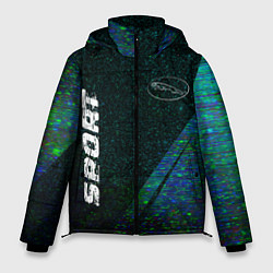 Мужская зимняя куртка Jaguar sport glitch blue