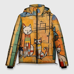 Куртка зимняя мужская Котеечки, цвет: 3D-светло-серый