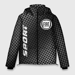 Куртка зимняя мужская Fiat sport carbon, цвет: 3D-черный