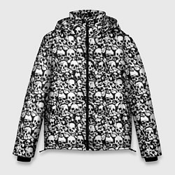Куртка зимняя мужская Very much skulls, цвет: 3D-черный