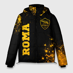 Мужская зимняя куртка Roma - gold gradient вертикально