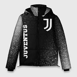 Мужская зимняя куртка Juventus sport на темном фоне вертикально