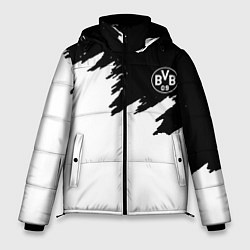 Куртка зимняя мужская Borussia краски белые, цвет: 3D-светло-серый