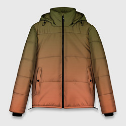 Куртка зимняя мужская Абстрактный градиент, цвет: 3D-светло-серый