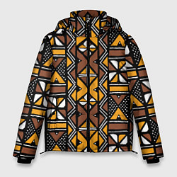 Куртка зимняя мужская Африканский мавританский узор, цвет: 3D-светло-серый