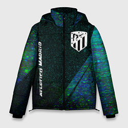 Мужская зимняя куртка Atletico Madrid glitch blue