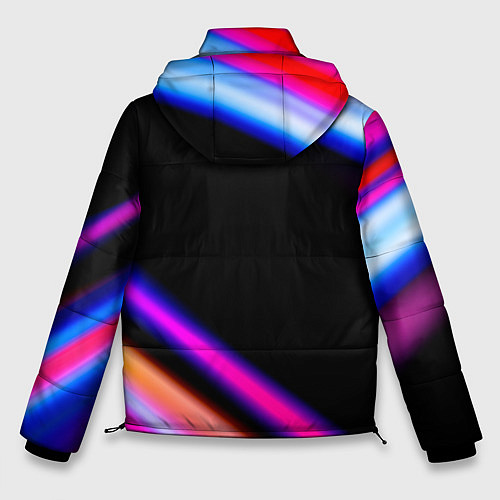 Мужская зимняя куртка Portal fast light neon stripes / 3D-Черный – фото 2