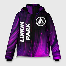 Куртка зимняя мужская Linkin Park 2024 violet plasma, цвет: 3D-черный