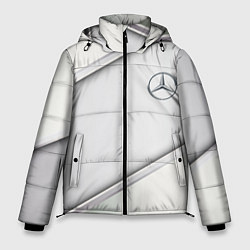 Куртка зимняя мужская Mercedes benz metalic collection, цвет: 3D-черный