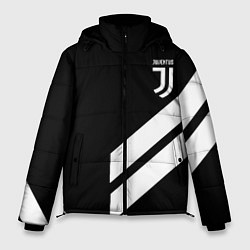 Куртка зимняя мужская Juventus line white, цвет: 3D-черный