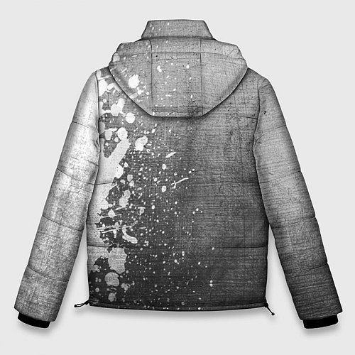 Мужская зимняя куртка AC Milan - grey gradient по-вертикали / 3D-Черный – фото 2