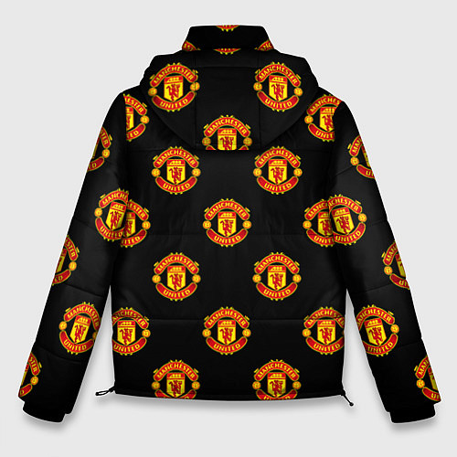 Мужская зимняя куртка Manchester United Pattern / 3D-Красный – фото 2