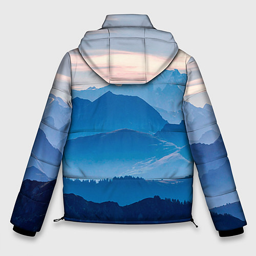 Мужская зимняя куртка Горы / 3D-Светло-серый – фото 2