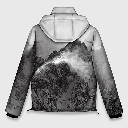 Мужская зимняя куртка Горы / 3D-Черный – фото 2