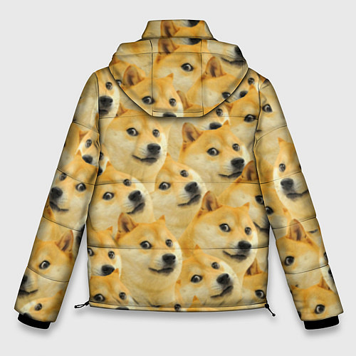 Мужская зимняя куртка Doge / 3D-Красный – фото 2