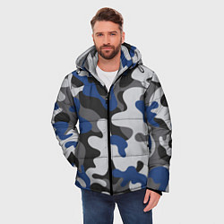 Куртка зимняя мужская Зимний камуфляж, цвет: 3D-черный — фото 2