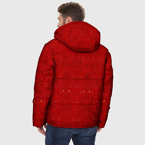 Мужская зимняя куртка Череп / 3D-Светло-серый – фото 4