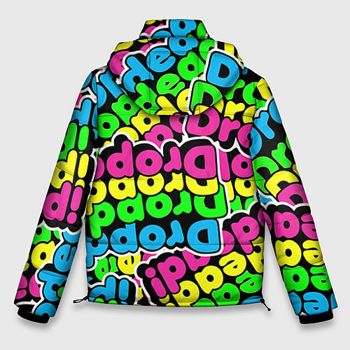 Мужская зимняя куртка Drop Dead: Acid Pattern / 3D-Черный – фото 2