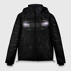 Куртка зимняя мужская Audi, цвет: 3D-черный