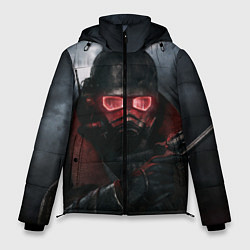 Куртка зимняя мужская Fallout: New Vegas, цвет: 3D-красный