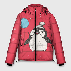 Мужская зимняя куртка Влюбленная пингвинка